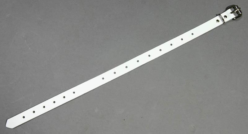 Lederriemen weiss 2,0 x 50,0 cm
