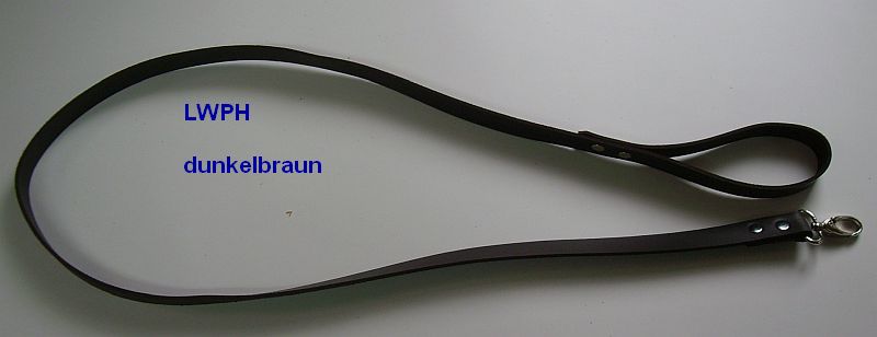 Leder-Leine-braun