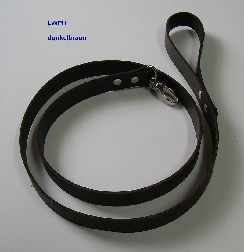 Lederleine-braun