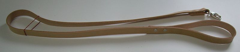 Leder-Leine natur