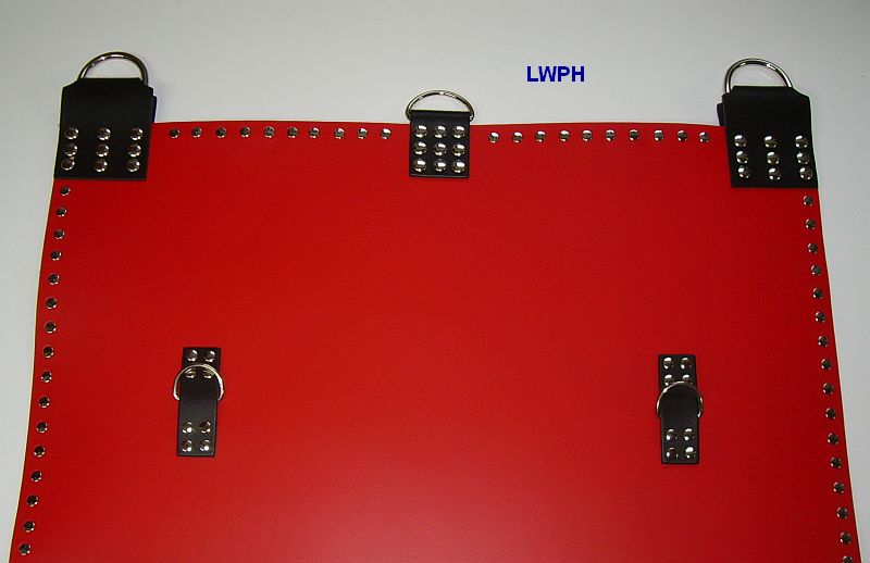 Rundbogen-Sling-rot-schwarz-Ausschnitt