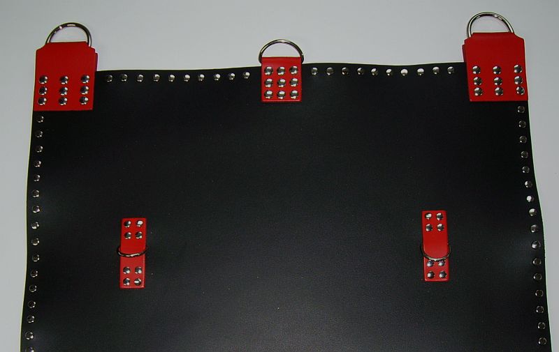Rundbogen-Sling-schwarz-rot