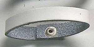 Lederschlaufe weiß