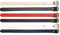 Hochwertiges Echtleder Rollschnalle 20 mm mit Verschiedene Einstelllochungen