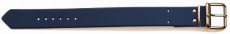 Bestes Leder dunkelblau mit Rollschnalle und Schlaufe
