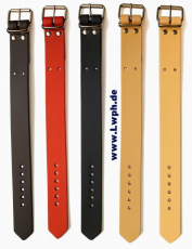 Lederriemen 2,5 × 30 cm aus Echtleder – Schnallenriemen / Befestigungsriemen