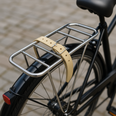 Auch am Fahrrad ein hervorragend Befestigungsriemen für Gepäckträger