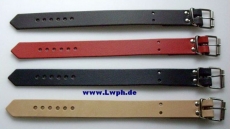 Lederriemen Halteriemen, Fixierungsriemen 5,0 cm breit x 40,0 cm lang in verschiedenen Farben für universellen Einsatz