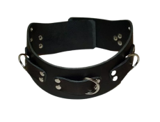 Designer Halsband geschlossen Echt Leder