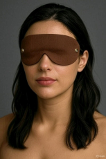 große breite Augenmasken Entspannungsmasken Designer Ledermasken in 6 Farben von LWPH