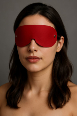 große breite Augenmasken Entspannungsmasken Designer Ledermasken in 6 Farben von LWPH