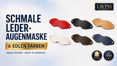 Alle 6 schmale Ledermasken auf Titelbild ind 6 Farben