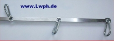 5 Loch Designer Edelstahl Spreiz-Stange aus beidseitig geschliffenen und polierten Edelstahl von Lwph