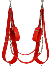 Mit doppeltem Sitzgurt und zusätzlichen Beinschlaufen. Mehrfach verstellbar, kombinierbar und langlebig