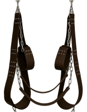 Mit doppeltem Sitzgurt und zusätzlichen Beinschlaufen. Mehrfach verstellbar, kombinierbar und langlebig