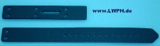 1 Lederschließriemen 27,0 cm und 1 Schnallen-Bauteil gelocht 2,5 cm zum Einbau von Schnallen in vielen Farben Bau- und Bastel-Teile