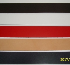 Qualitäts Lederstreifen 29,0 x 3,0 cm in vielen Farben zum Leder-Basteln für Armbänder Schmuck von LWPH