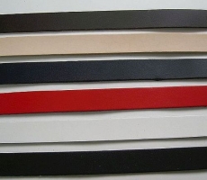 schmale Lederstreifen 1,0 x 16,0 cm in vielen Farben zum Leder-Basteln für Lederschlaufen von LWPH