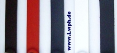 Lederriemen Fixierungsriemen Schnallenriemen 2,5 cm x 70,0 cm in 6 Farben von Lwph