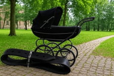 Lederriemen 2,0 cm x 45,0 cm mit doppelter Metallschlaufe in 6 Farben für Nostalgie-Kinderwagen Fixierungsriemen u.v.m.