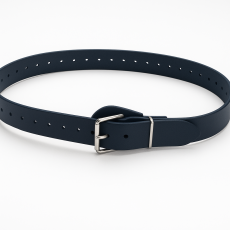 BDSM Bondageriemen 4,0 cm x 50,0 cm mit Klemmschutz und zweidrittel-Lochung Fessel-Riemen Lederriemen von Lwph