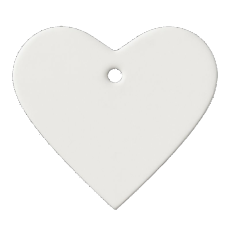 großes Lederharz von LWPH in weiss Das weiße Lederherz mit Herzlichkeit aus weißen Leder