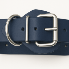 Edler Designer Bondageriemen 5,0 cm x 100,0 cm aus feinem Echtleder in 6 Farben Handgefertigt mit D-Ring & Klemmschutz von LWPH