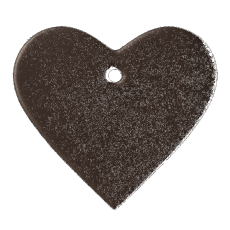 100 Lederherzen ca. 6,0 x 5,5 cm in 6 Farben Herz zeigen für viele Verwendungsmöglichkeiten