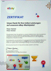 für tolle Leistungen auf dem Ebay-Marktplat
