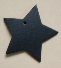 10 Ledersterne ca. 8,0 x 7,5 cm in 6 Farben Herz zeigen für viele Verwendungsmöglichkeiten