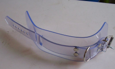 transparente glasklare PVC Handfesseln und Fußfesseln PVC mit Durchsicht als Fessel-Set