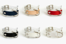 PVC-und Leder Accessoire - glasklar