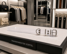 Transparenter PVC-Taillengürtel für BDSM, Fetish und Bondage
