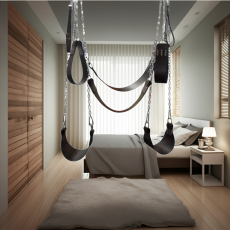 mit schwarzen Sitzauflagen und Rückengurten mit 9-facher Vernietung, flexibel, robust und stabil