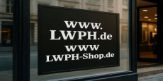 LWPH Schriftzüge der Homepage bzw. des Shops www.lwph-shop.de