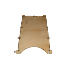 Ledersling Natur exklusiv aus Blankleder Hängematte der ganz besondere Sling mit Ketten mit Ziernieten und D-Ringen Aufwendig verarbeitet
