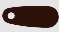 Aus echtem Leder gefertigt von LWPH mit Lochung in Farbe dunkelbraun