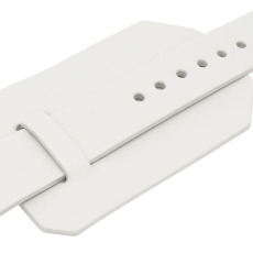 Die weissen Gand- und Fußfesseln von LWPH als Set