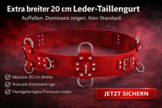 Robustes Echtleder mit ca. 3 mm Stärke und sorgfältiger Handarbeit sorgen für Langlebigkeit, Stabilität und eine edle Lederoptik.