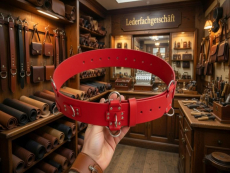 Die außergewöhnliche Breite von 20 cm sorgt für eine besonders markante Optik und hebt sich deutlich von schmaleren Taillengurten ab.