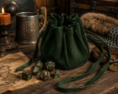 Leder Würfelbeutel für Pen & Paper, Dungeons & Dragons und LARP