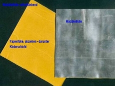 Walzblei, Bleifolie 11 cm x 11 cm groß 0,5 mm stark Bleiplatten einseitig selbstklebend mit Schutzfolie