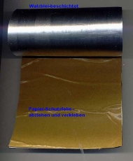 universelles Walzblei 100 cm x 1,0 cm x 1,0 mm stark Bleistreifen einseitig selbstklebend mit Schutzfolie