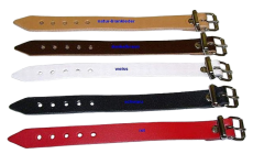 Deutsche handgefertigte Lederriemen 1,1 cm breit x 40,0 cm lang Schnallenriemen, Halteriemen, für universellen Einsatz