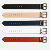 Aus echten Leder ca.3mm stark mit Rollschnalle und Stahlschlaufe