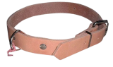 Lederriemen mit D-Ring 60,0 cm lang x 2,5 cm Hundehalsband, Halsbänder in 6 Farben von Lwph