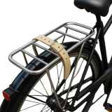 Auch am Fahrrad ein hervorragend Befestigungsriemen für Gepäckträger