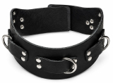 Designer Halsband geschlossen Echt Leder