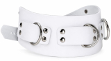 Designer Halsband geschlossen in einem reinen weiss