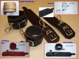 Hand und Fußfesselset Echt Leder von LWPH